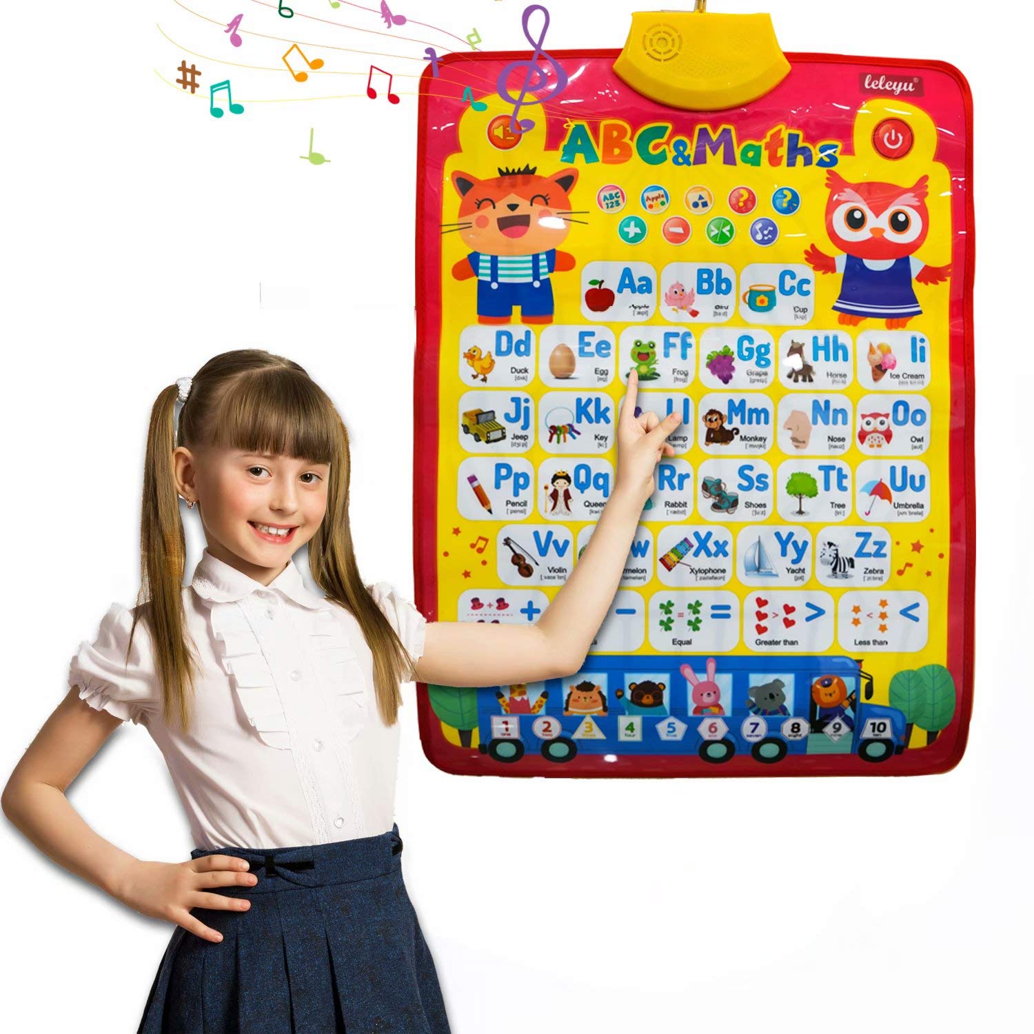 Buy Electronic Interactive Alphabet Wall Chart for Kids,Smarty Talking