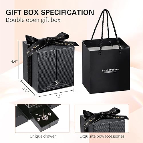 Miniatura 5 de FOHEEL Regalos de cumpleaños para mujeres, regalos del día de San Valentín, regalo de cumpleaños, caja de amor de rosas preservadas, regalos para