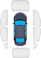 Vista 114 de KMF - Parasol de repuesto para parabrisas, cubierta para ventana lateral y trasera, cubierta protectora para visor, para campamento, bebé, bloqueo