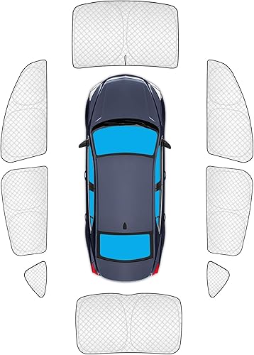 Miniatura 114 de KMF - Parasol de repuesto para parabrisas, cubierta para ventana lateral y trasera, cubierta protectora para visor, para campamento, bebé, bloqueo