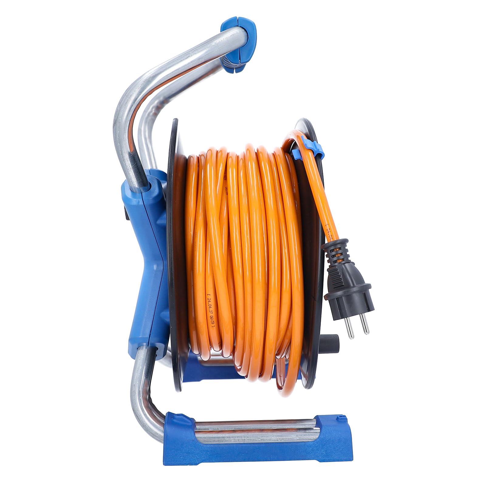 as ‑ Schwabe Xperts avvolgicavo 25 m H07BQ‑F 3G2,5, IP44 esterno, 3 prese con terra + porta USB, indicatore di tensione, protezione termica, Made in Germany