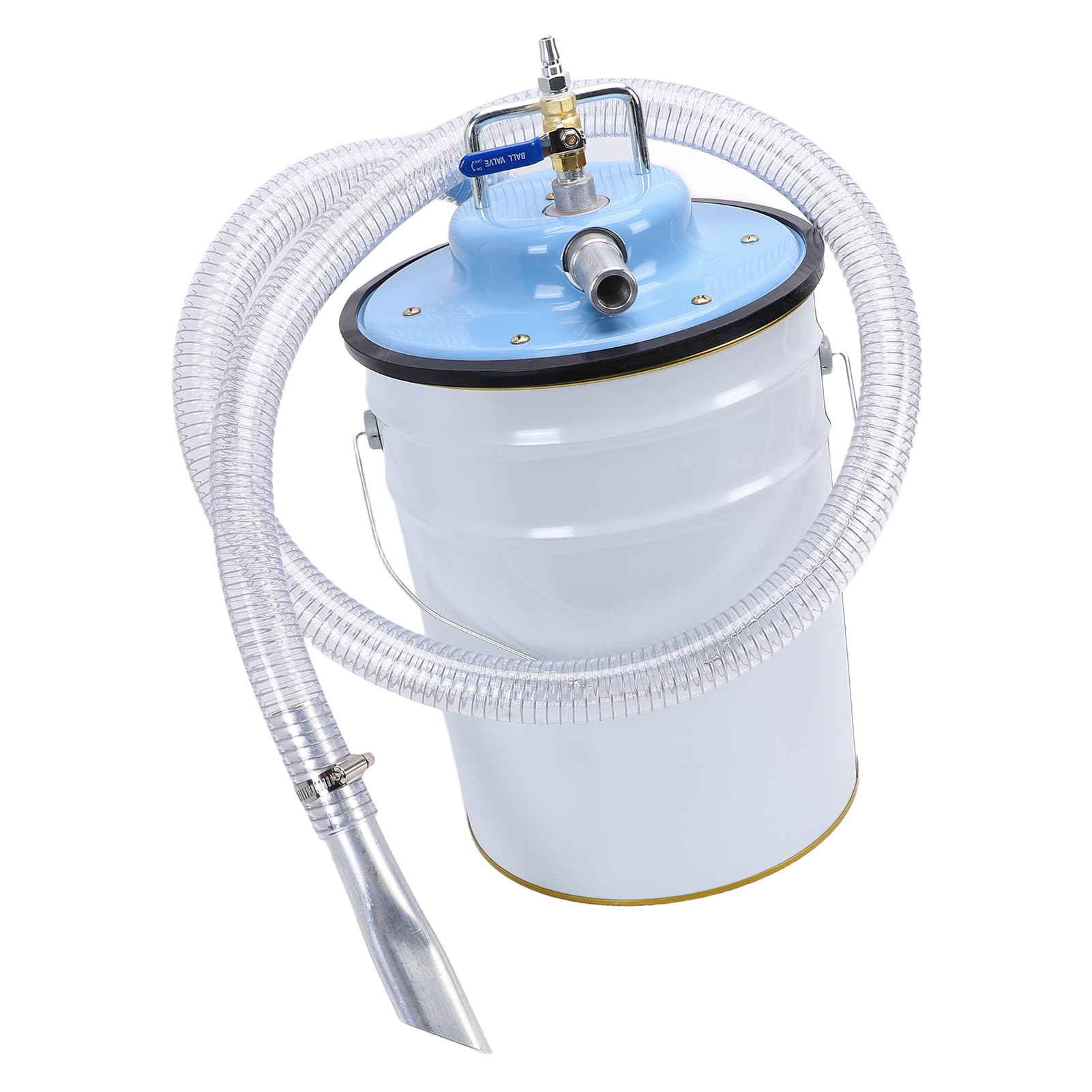 Tnfeeon Aspirapolvere per Liquidi e Liquidi, in Acciaio Inox, per Negozio, Vac, 20 L, di Grande capacità, Forte Aspirazione, a Basso Rumore, per la Pulizia dell'auto, Officine, Fabbriche, Olio,
