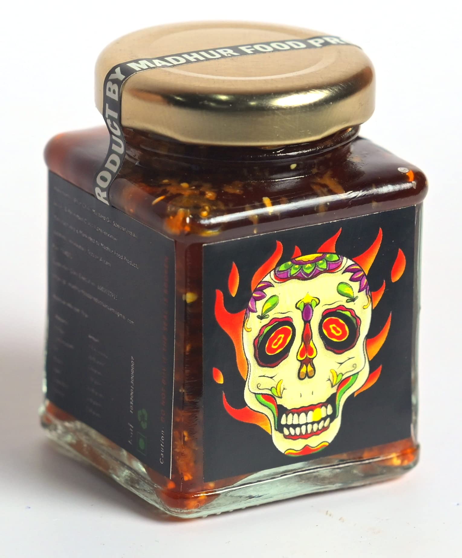 Bhut jolokia 100 gram pickle, By Madhur Food Products.