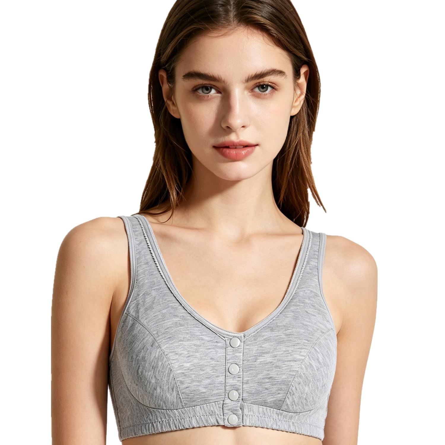 sibrawom Mastectomy Bra with Pockets for Women Silicone Breast Prosthesis Everyday Bra Women-picture-37
