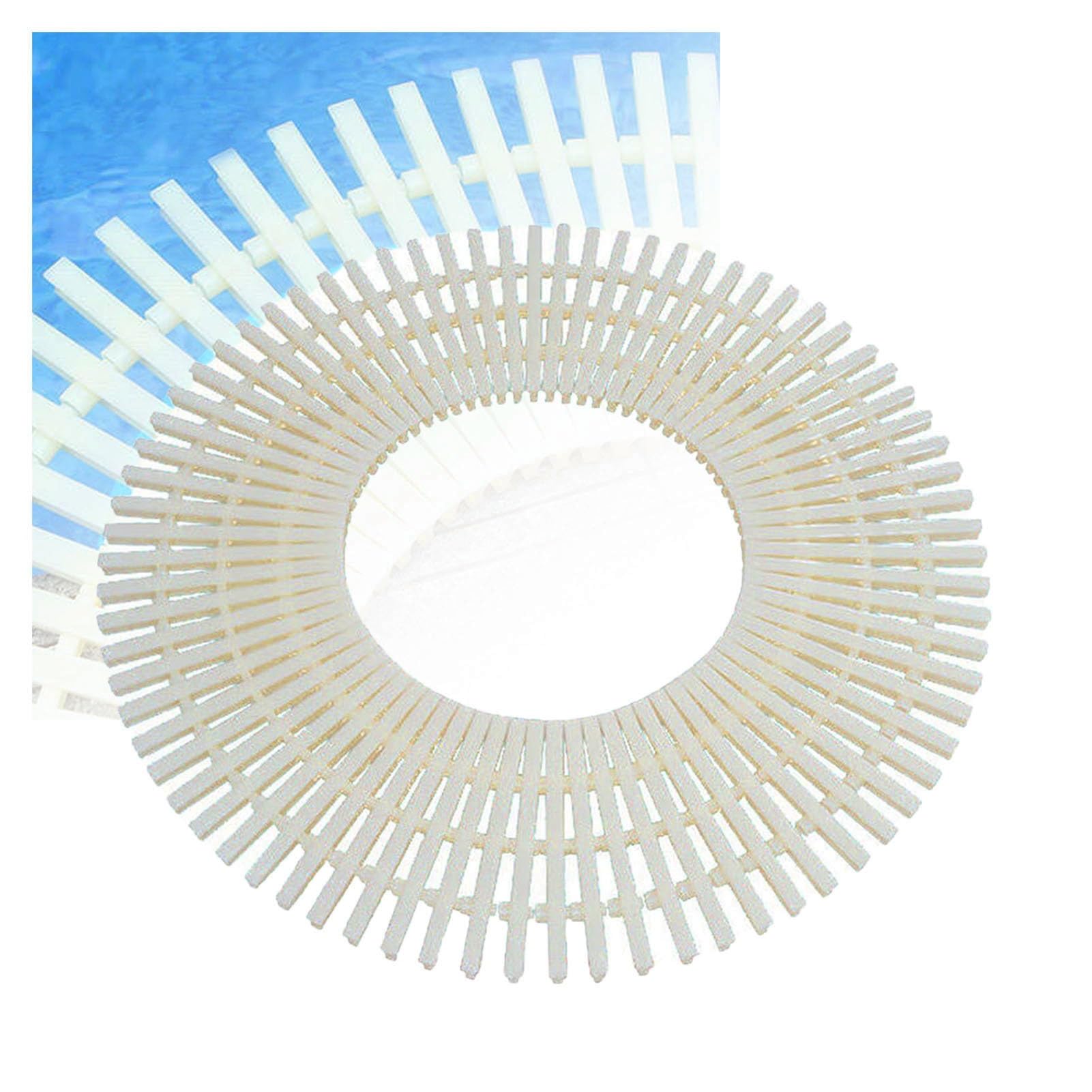 Grille de trop-plein de piscine plastique ABS durable : fini l'eau stagnante avec ce lot de 2