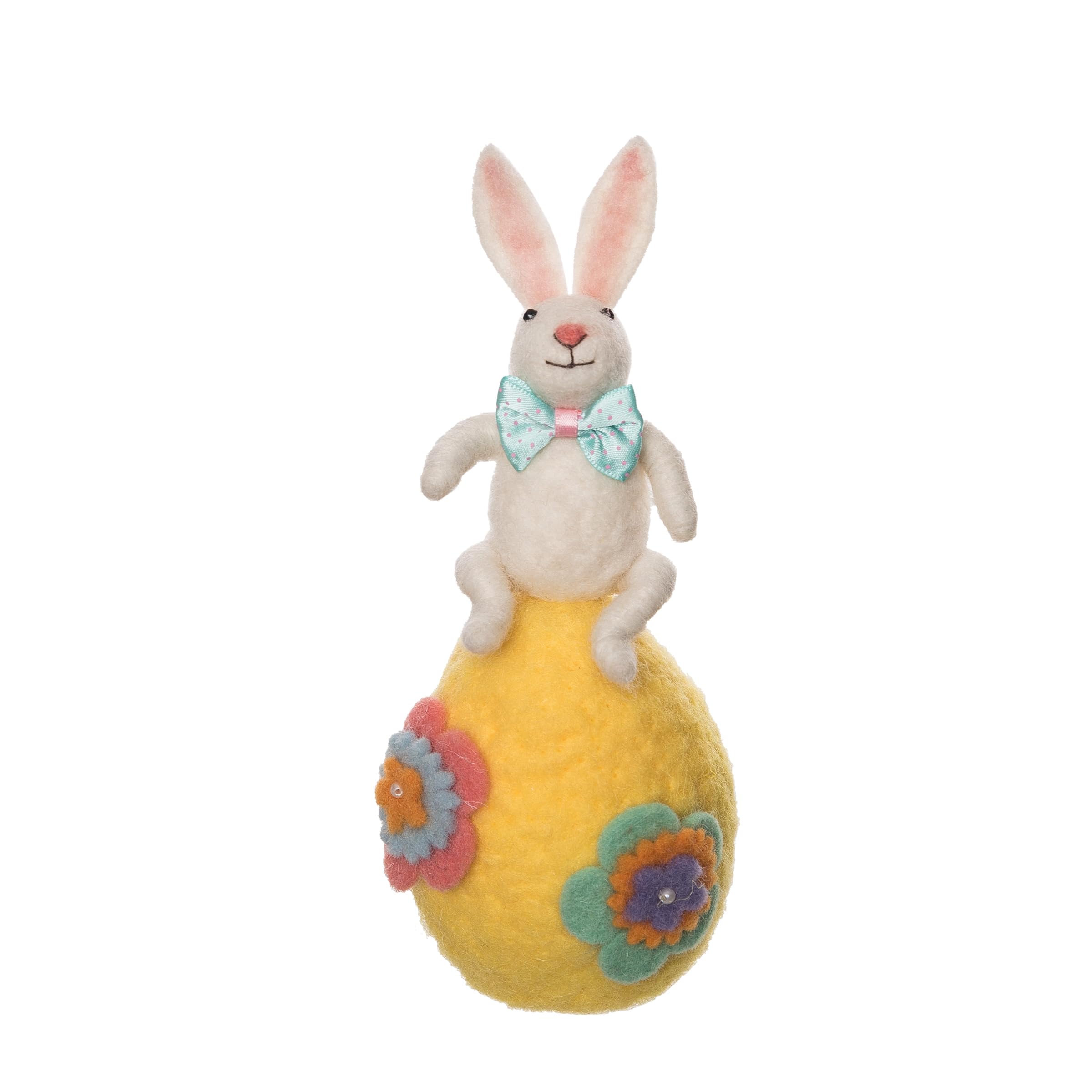 Figurine de lapin de Pâques jaune GALLERIE II pour décoration de table