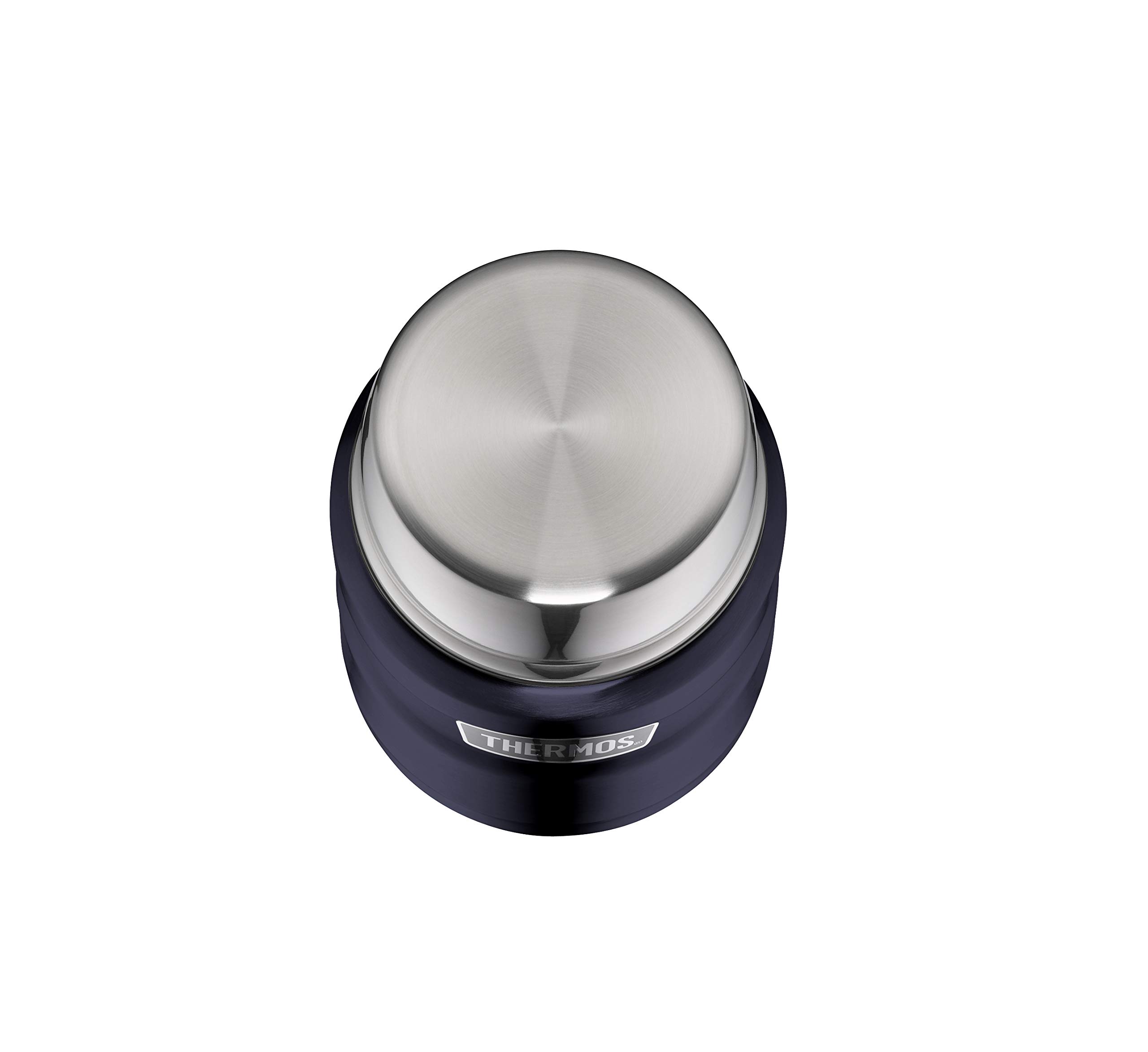 THERMOS STAINLESS KING BEVERAGE BOTTLE 0,47l, midnight blue, Thermosflasche, 12h heiß / 24h kalt + THERMOS STAINLESS KING FOOD JAR 0,47l, midnight blue, Thermosbehälter inkl Löffel, 6h heiß / 24h kalt
