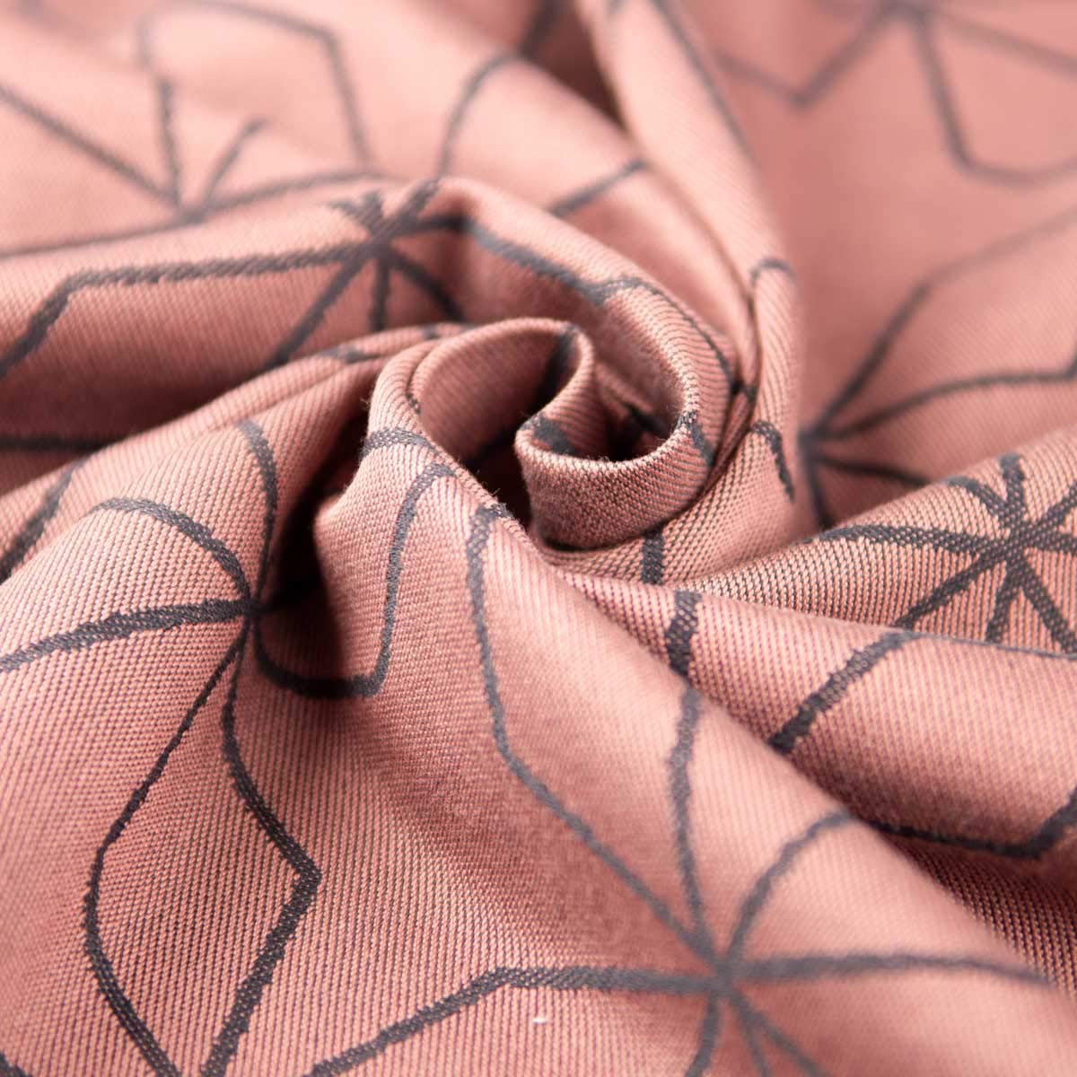 Hoppediz Ring-Sling, Baby-Tragetuch ab Geburt, 100 % kbA-Baumwolle, Design Malmö rose - 3