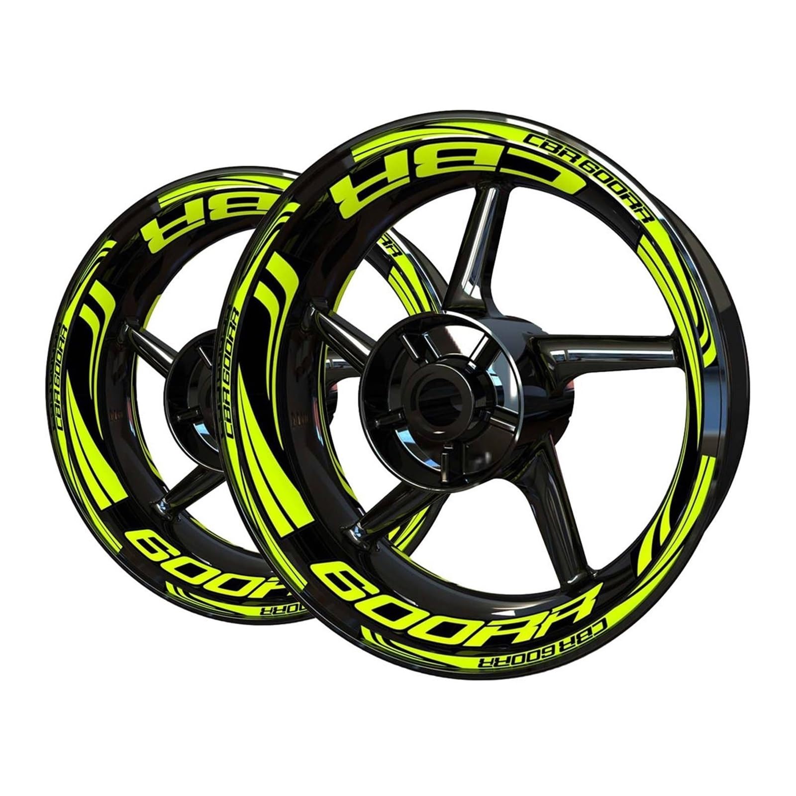 for CBR 600RR for CBR600RR Wheel Sticker Decal Kit Rim Motorcycle Set(5)