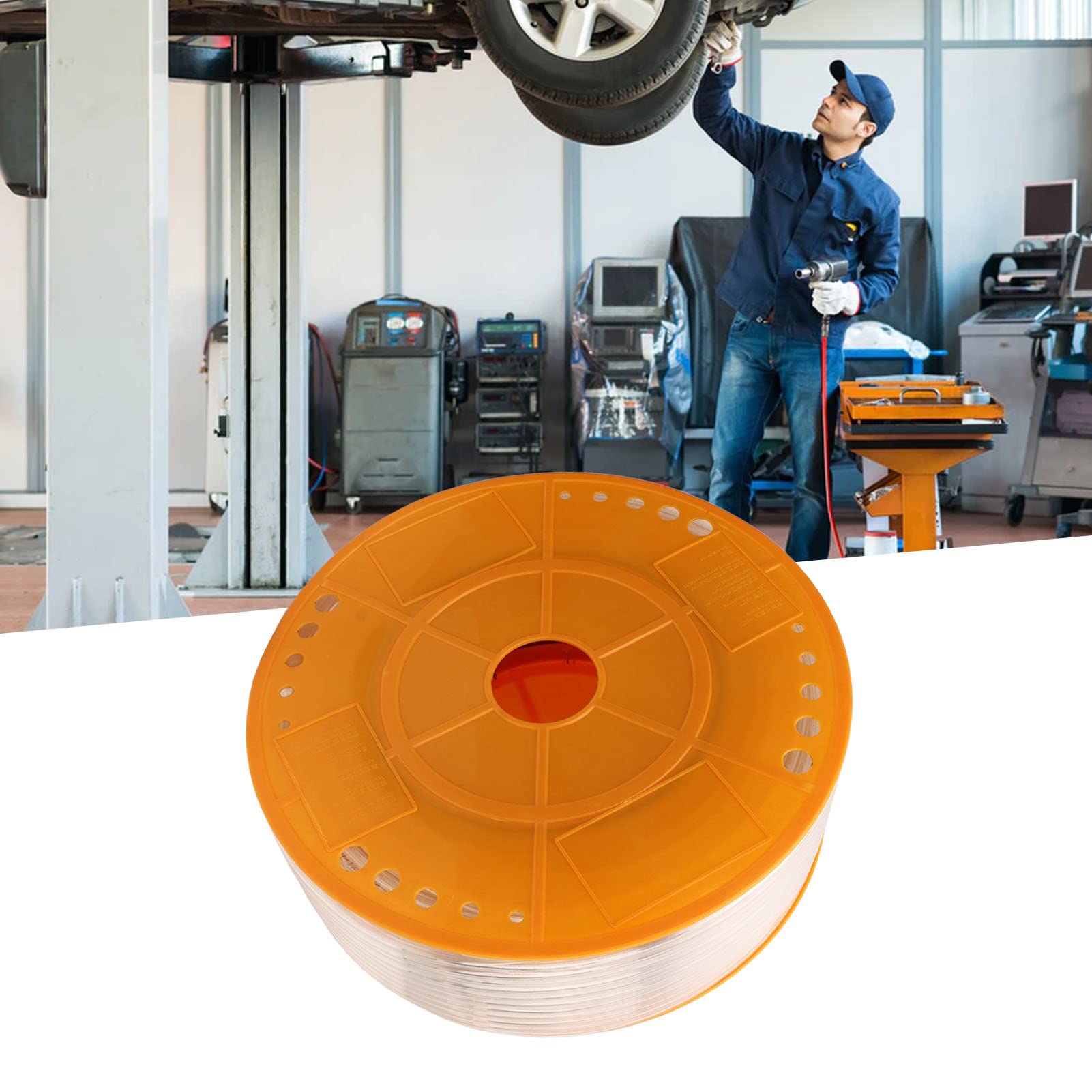 Fafeicy Tubo Aria Trasparente PU, Tubo Pneumatico 12mm OD 8mm ID 328ft