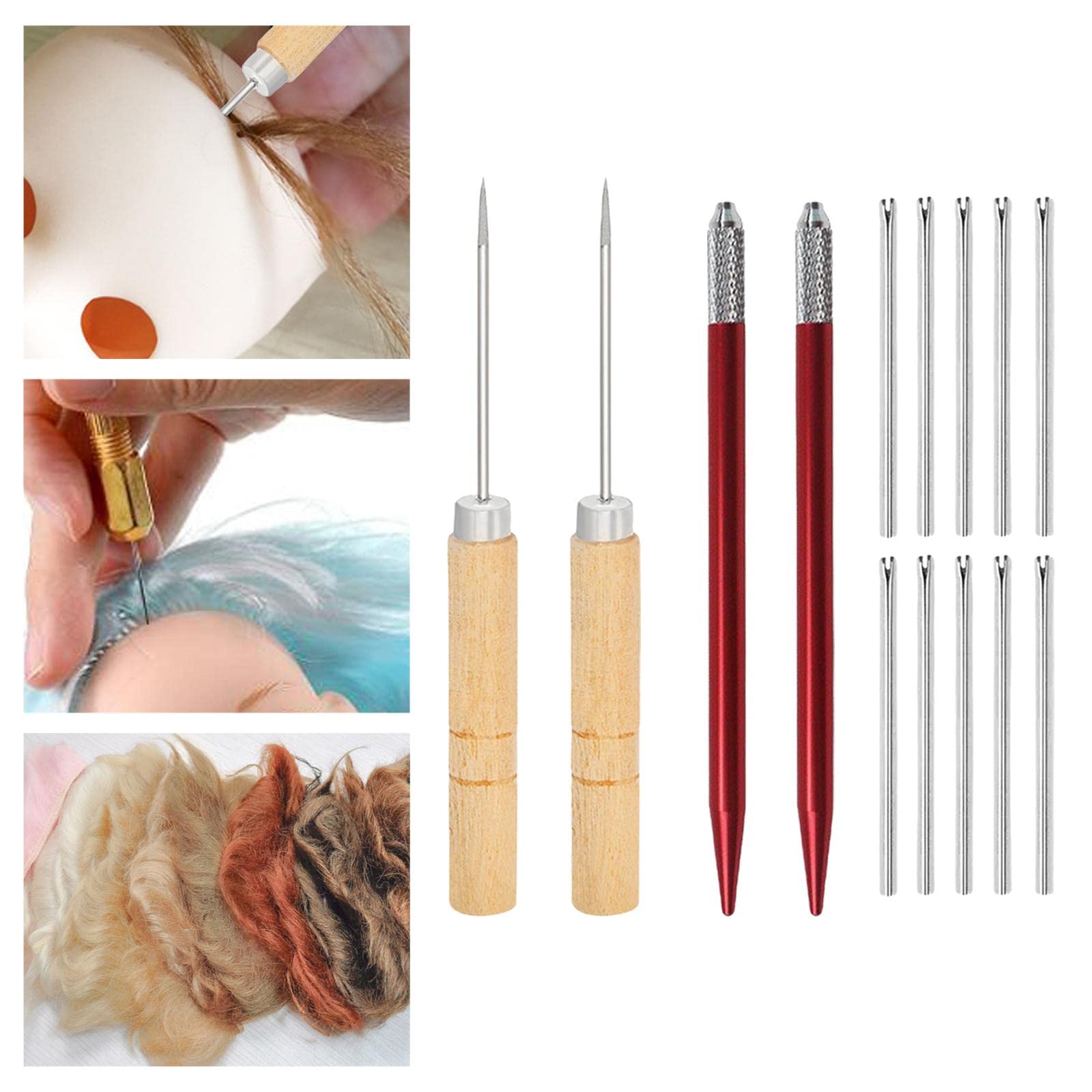 Perfeclan Doll-rooting, accessori per la produzione di bambole con aghi, 0,8 mm