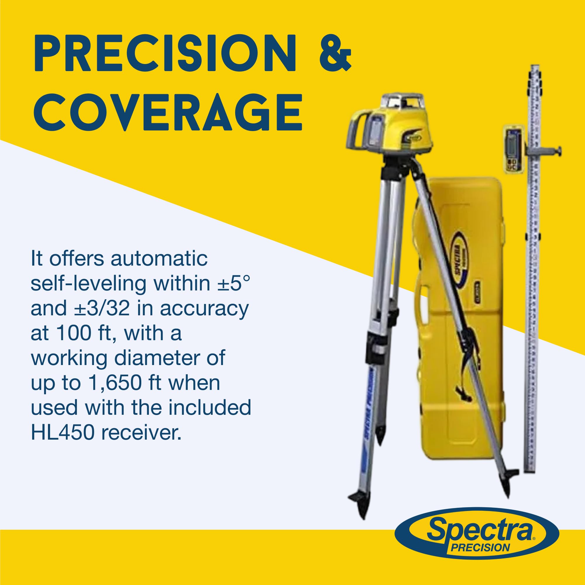 Spectra Precision Laser Level Kit - Durable & Reliable -3