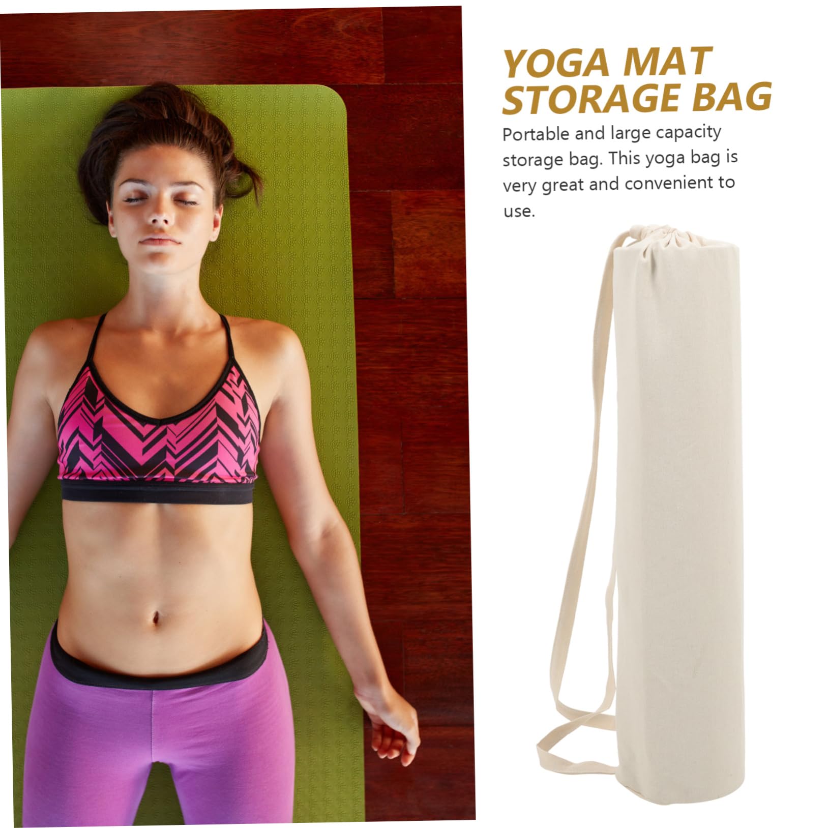 Hemobllo Bolsa de Yoga para Almacenamiento de Yoga y Duradera para Gimnasio Viaje