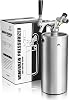 TMCRAFT 128oz Mini Keg Growler, Pressurized Stainless Steel Home Keg Kit System with Updated Co2 Regulator Keeps Fresh and Carbonation for Homebrew, Craft and Draft Beer