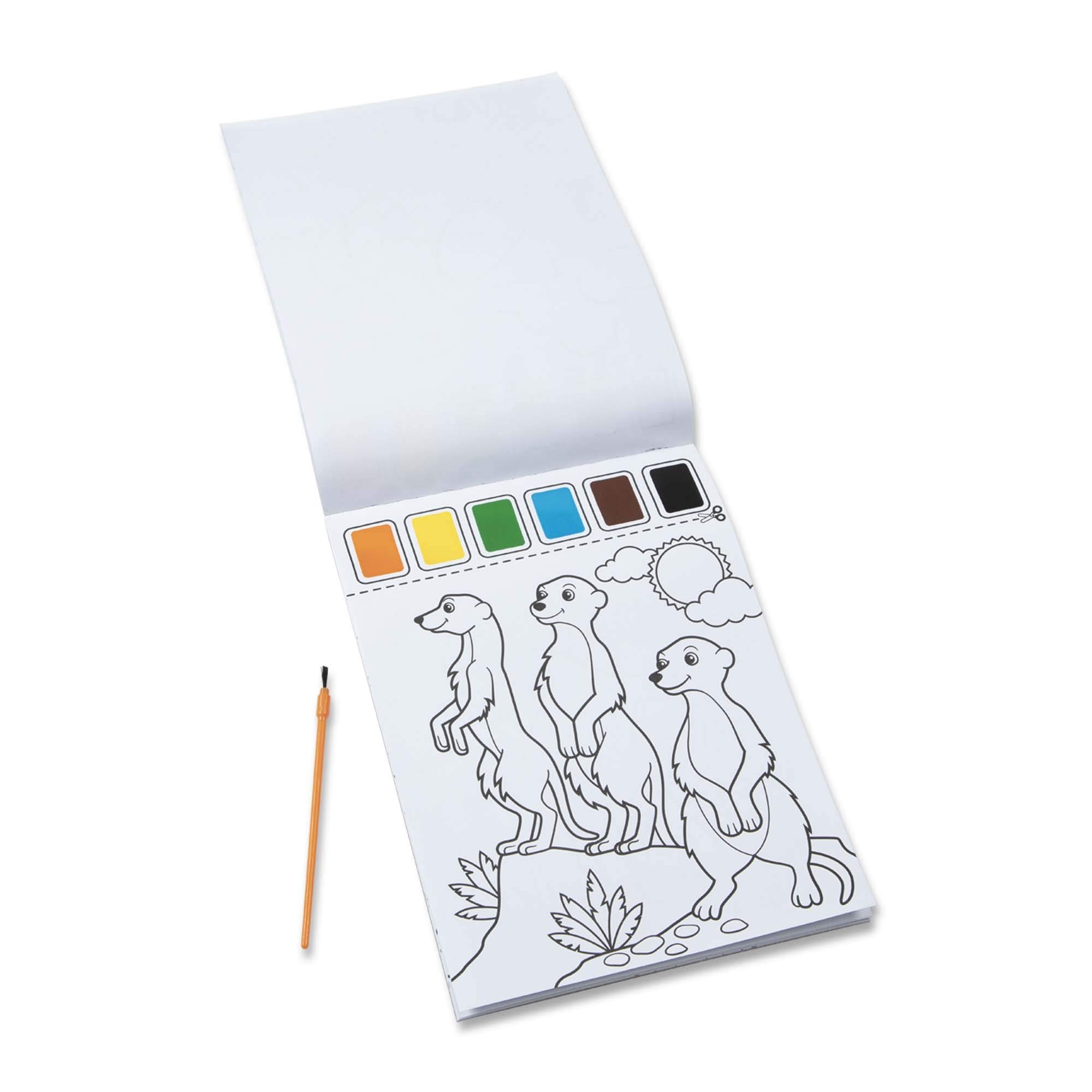 Melissa & Doug Magic-Pattern Malblock Für Kinder – 15 Magische Haustier-Motive & 8 Marker, 15x25 Cm