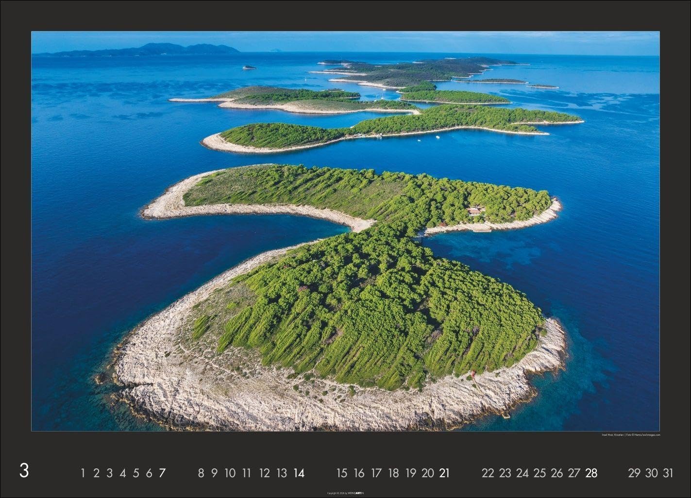 Die Erde von oben Kalender 2027: Großer Foto-Wandkalender XXL. Landschaften-Kalender 2027 mit atemberaubenden Fotos aus der Vogelperspektive. 68 x 49 cm. Querformat.
