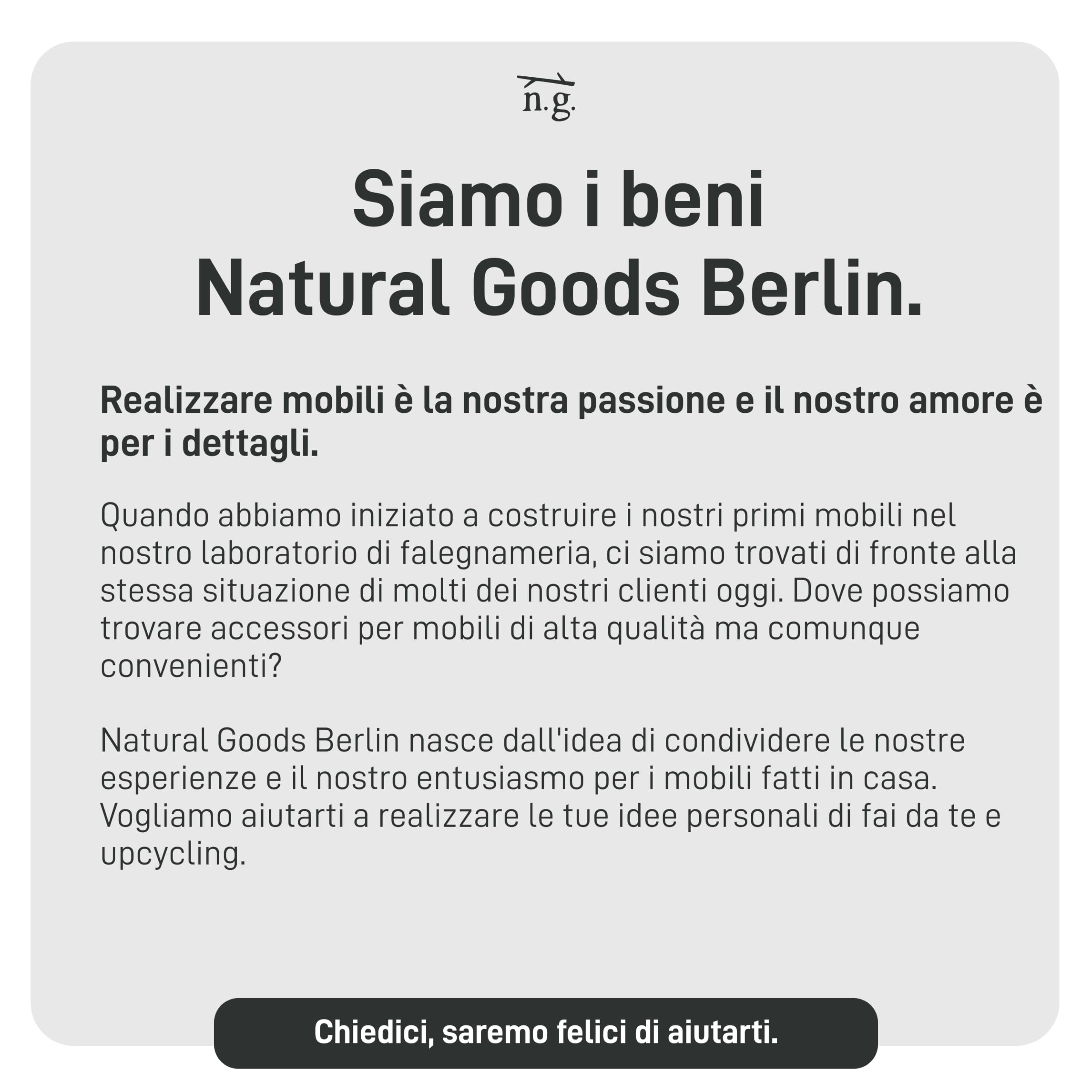 Natural Goods Berlin - 2 prolunghe per piano del tavolo da pranzo, scrivania, tavolo da conferenza, tavolo da cucina, montaggio semplice (60 cm, nero)