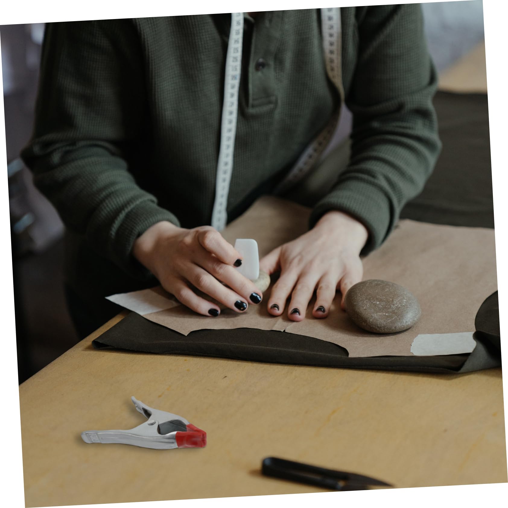 Balacoo 10pcs Heavy Duty Shaped Woodworking Clamp High Gripping Power for Carpentry Projects Portable Type Clip for Wood Fixing