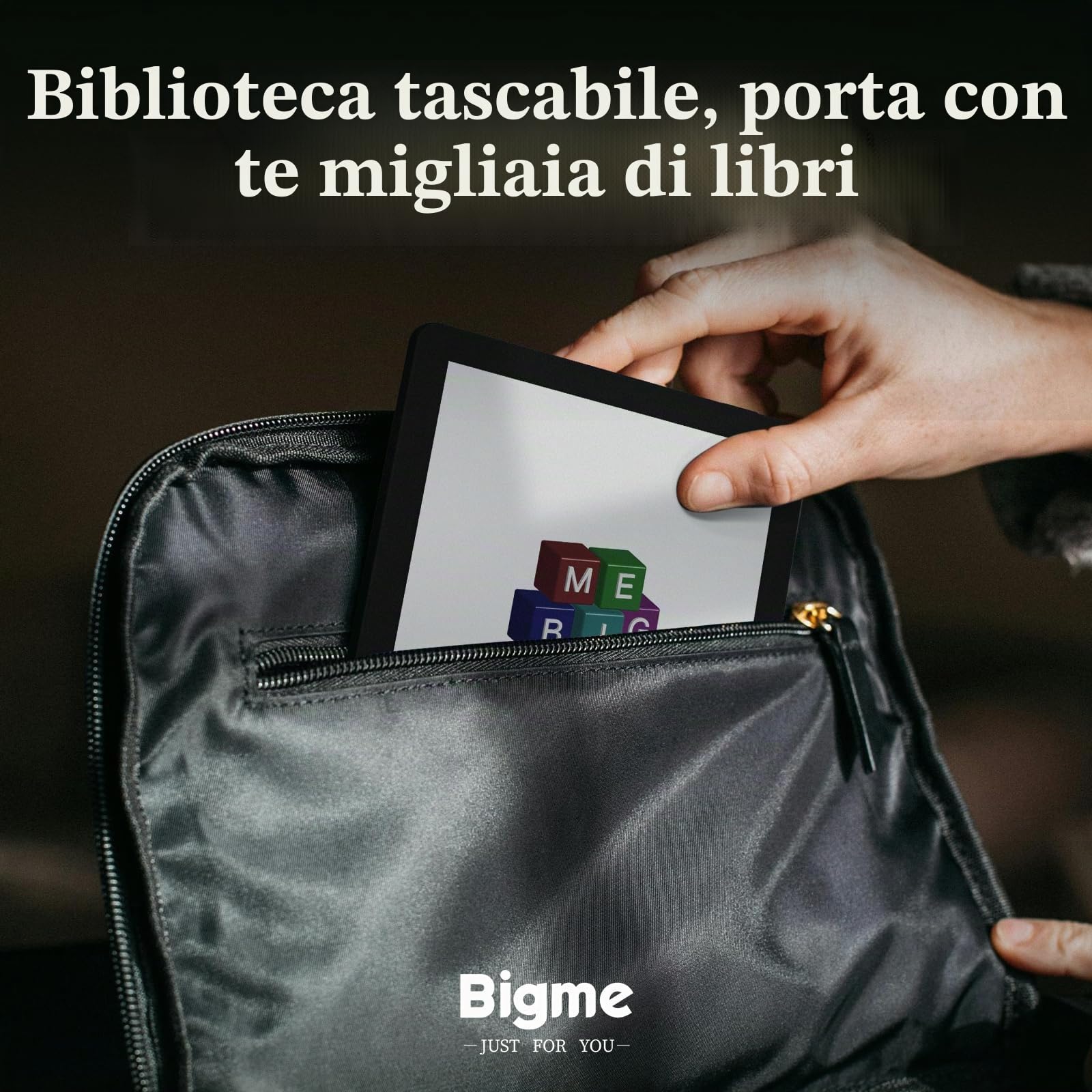Bigme Lettore ePaper a colori B6 da 6 pollici con Android 14OS, 4 + 64 GB (nero)