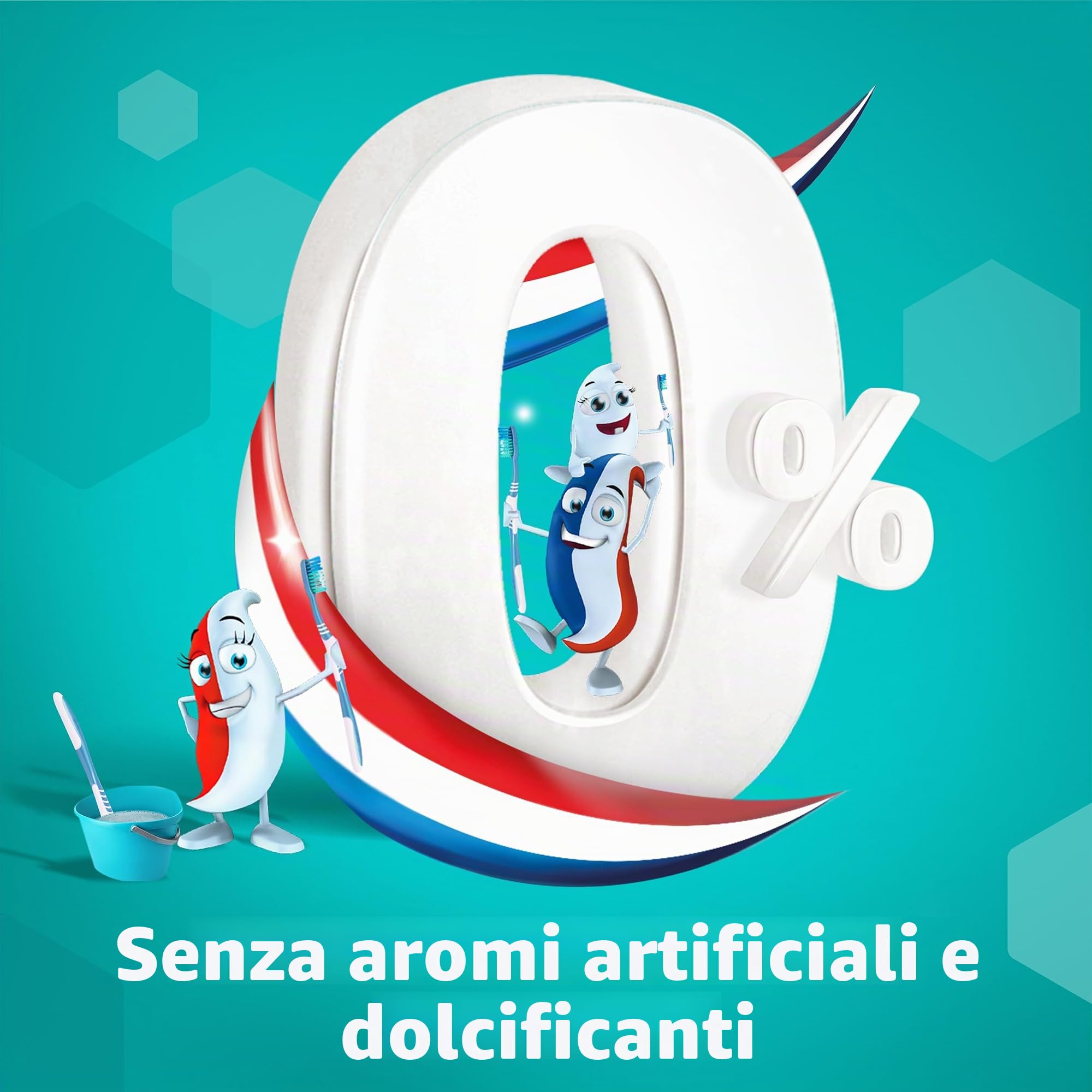 Odol-med3 dentifricio dentifricio per bambini dai 6 anni in su, per proteggere denti da latte e denti permanenti, 75 ml