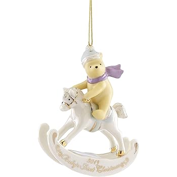 winnie the pooh baby first christmas ornament