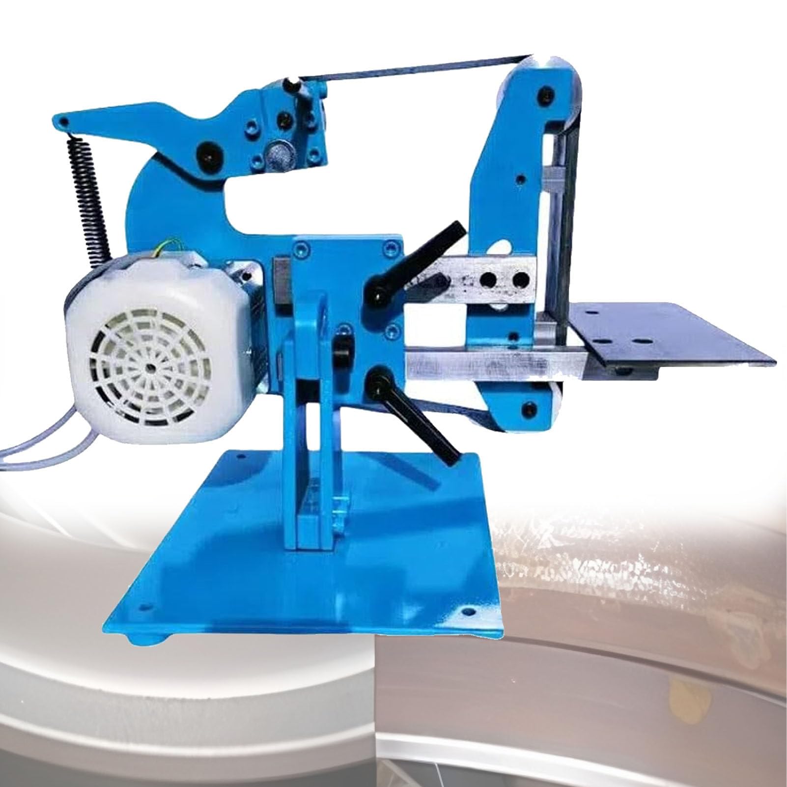 Pfps 750W Grinder Grinding Polishing Machine, with 915x50mm Belt, Knife Sharpener Polisher Belt Sander, for Woodworking and Stone Polishing