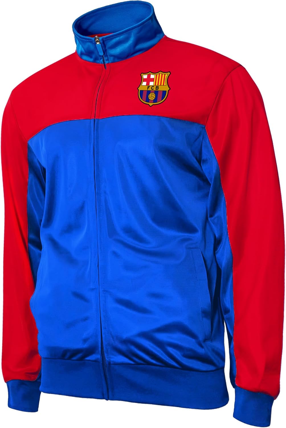 Icon Sports Officially Licensed FC Barcelona Soccer Track Jacket - Unisex Adult - Image 4
