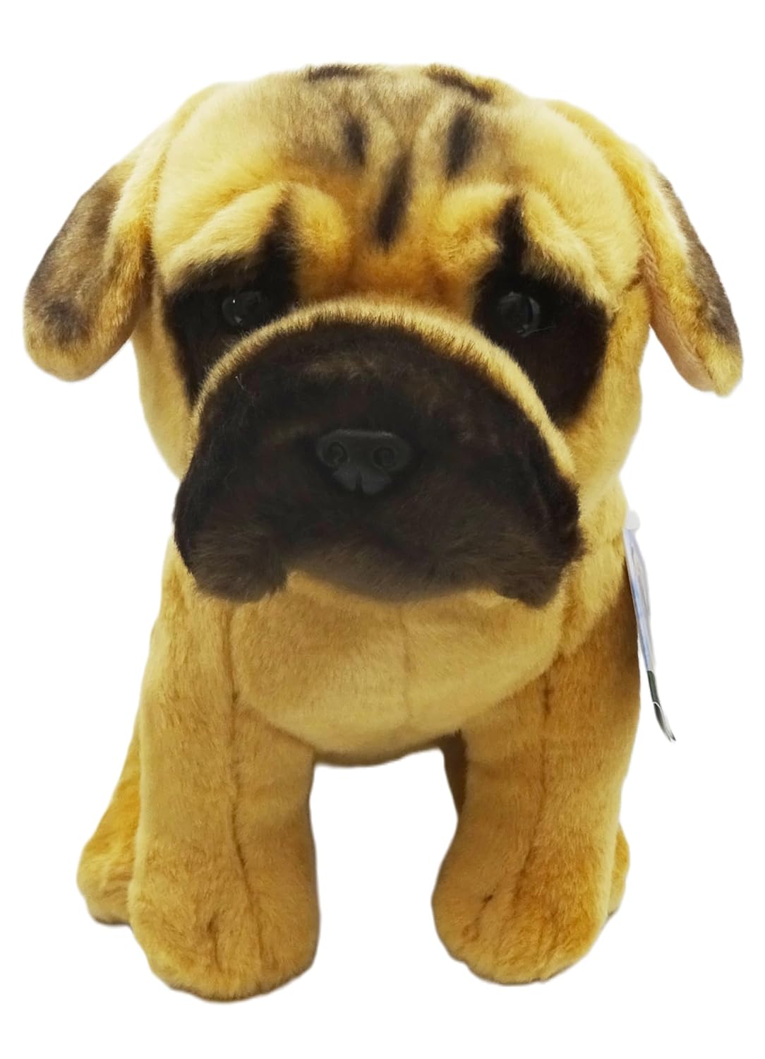 Bull Mastiff quality 12" Plush Toy Dog Plushie Can Be Personalized & Customized With An Engraved Tag, Collar and Stunning Gift Wrap
