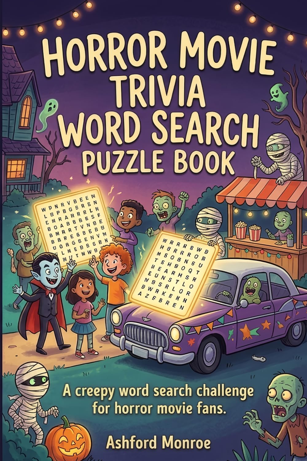 Horror Movie Trivia Word Search Puzzle Book