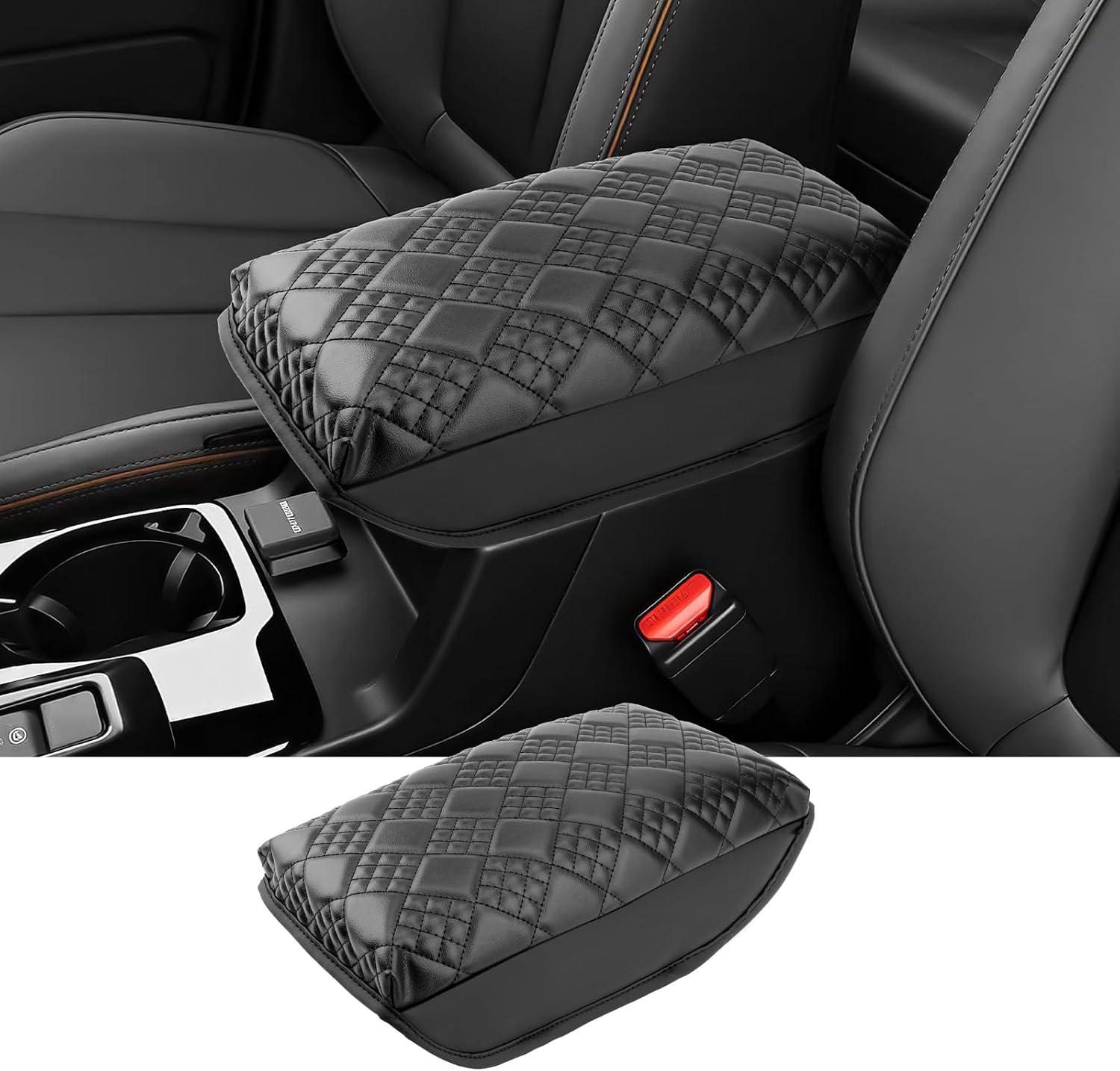 2026 Forester Center Console Cover for Subaru Forester (Only for Sport/Wilderness/Limited/Touring), Waterproof&Comfy Leather Armrest Cover 2026 Forester Accessories