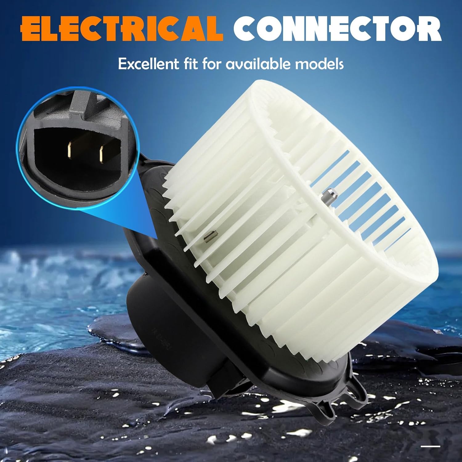 Heater Blower Motor with Fan Cage 700017 HVAC Blower Motor for Ford Taurus 1996-2007 Mercury Sable 1996-2005