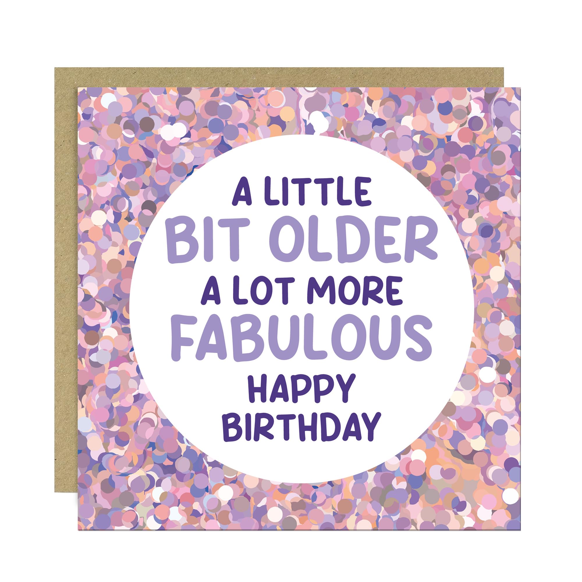 RED OCEAN Funny Birthday Card For Women, MORE FABULOUS Birthday Card For Mum Auntie Nan Sister Birthday Card With Envelope Included, Birthday Card For Friends Girls