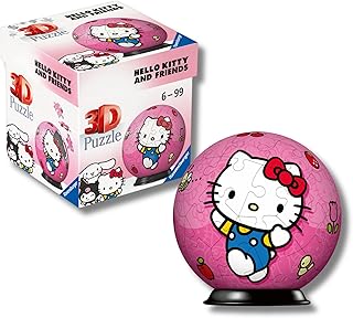 Comprar Ravensburger - Puzzle 3D: Hello Kitty, Puzzle 3D Niños 6 años o más, Maquetas para Montar con 54 Piezas