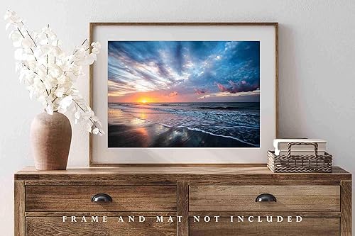Vista 14 de Coastal Photography Print (Not Framed) Picture of Scenic Sunrise Over Beach at Hilton Head Island South Carolina Ocean Wall Art Beach House Decor