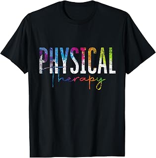 Physical Therapist PT Exercise Colorful Physical Therapy T-Shirt