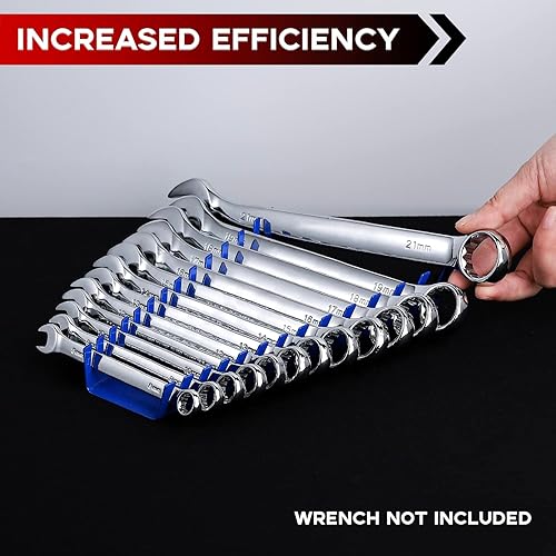 Miniatura 9 de Organizador de llaves de metal con 52 ranuras, juego de bandejas para llaves, organizador de herramientas montado en la pared, soporte para llaves