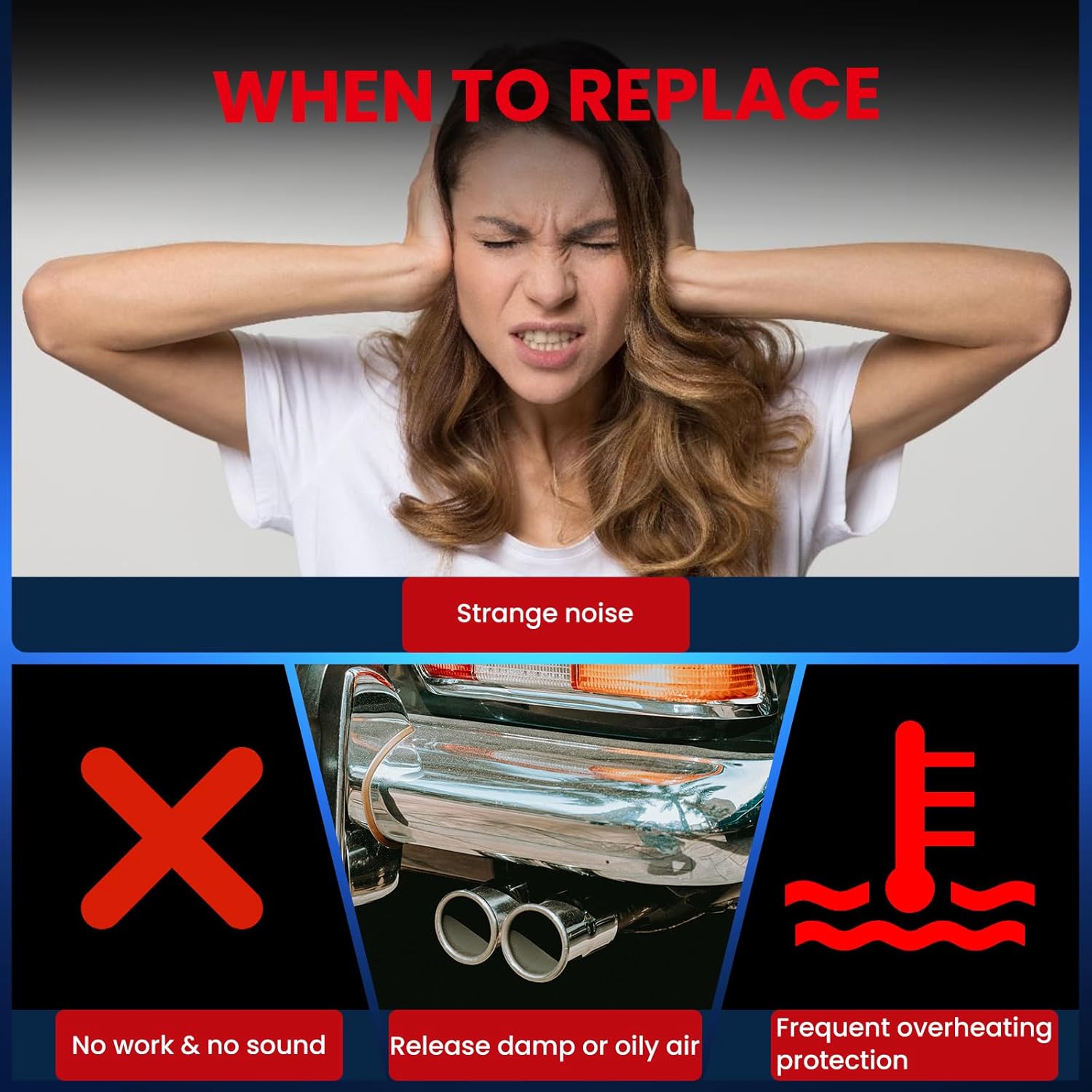 MOCA Air Suspension Compressor w/Bracket Fits for 16-22 for BMW 740i 3.0L, 20-22 for 745e/ 745Le xDrive 3.0L, 16-22 for BMW 750i xDrive 4.4L, 17-22 for BMW M760i/ M760Li xDrive 6.6L