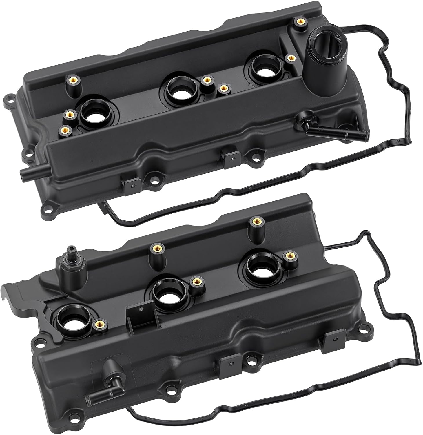 BDFHYK 13264AM600 Engine Valve Cover Kit with Gasket & Bolts Compatible with INFINITI FX35 2003-2008, M35 2006-2008, G35 2003-2007,Compatible with Nissan 350Z 2003-2008, Replace 13264AM610