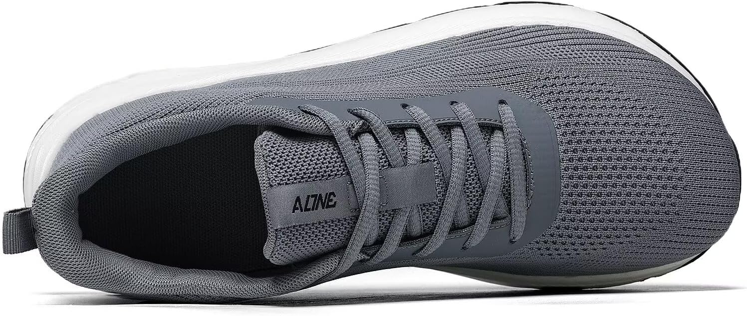Mens Wide Walking Shoes Soft Sole Non Slip Running Comfortable Tennis Breathable Athletic Gym Workout Sport Sneakers