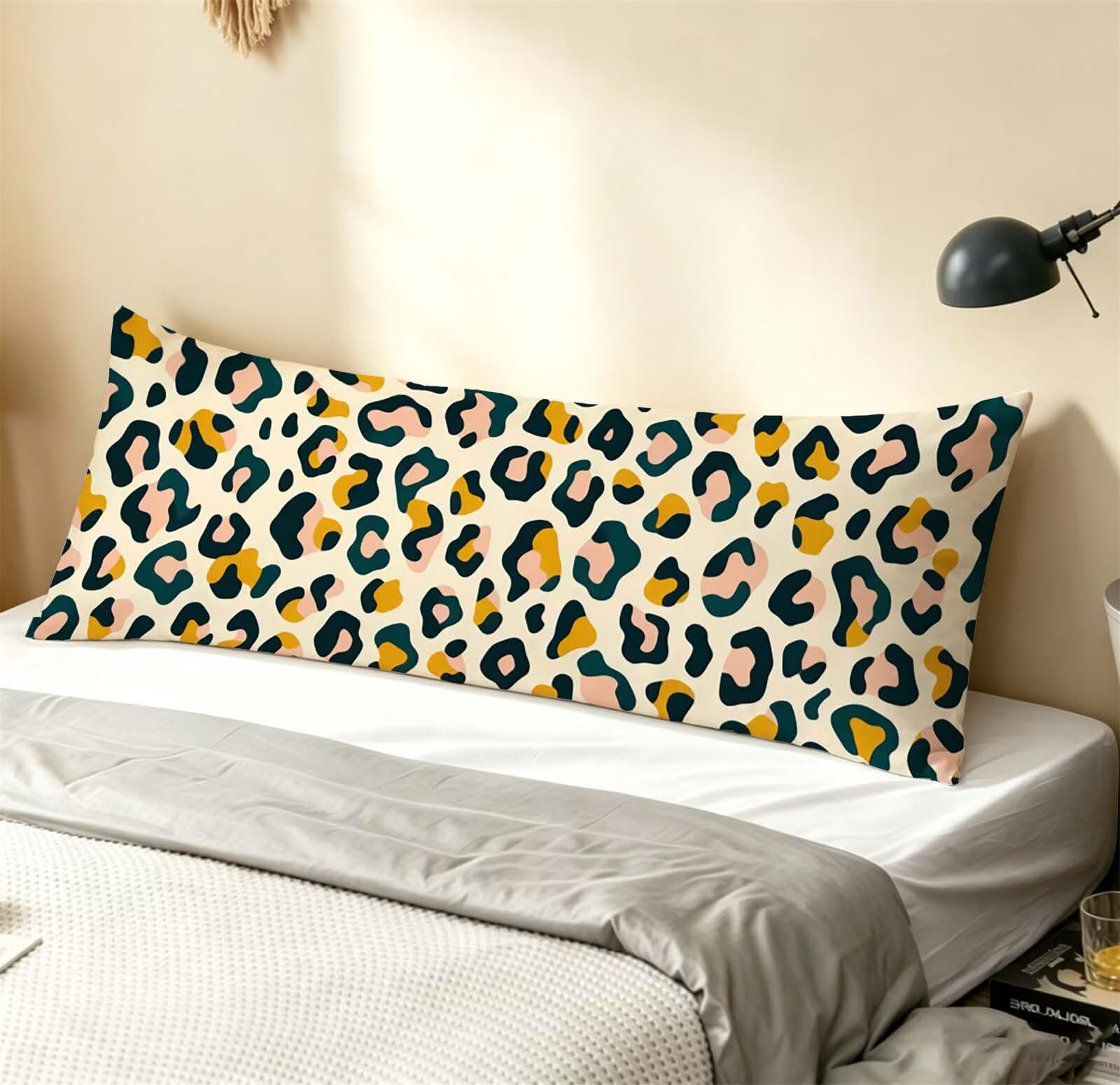 Abstract-2 Federe Cuscino Letto 50 x 150 cm, Cuscini per Divano Lino,