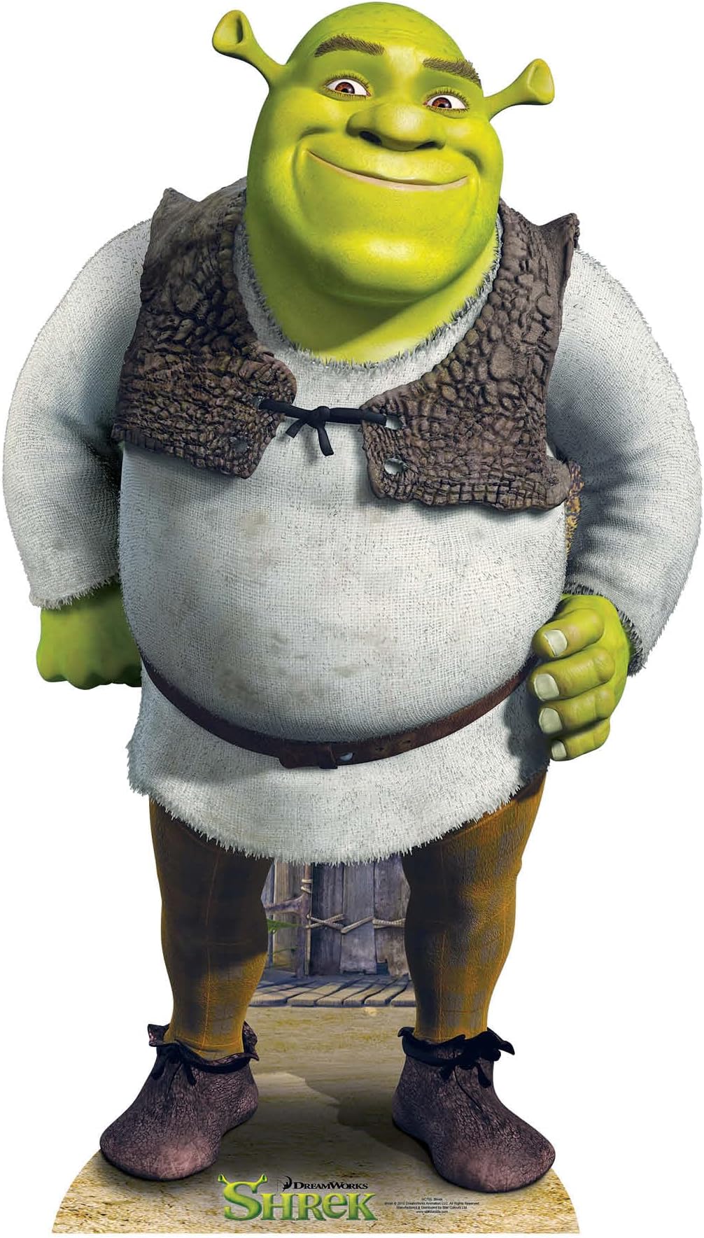 Star Cutouts SC785 Shrek Lifesize Cardboard Cutout – Perfect for Shrek & Puss in Boots Fans, Birthday Parties & Theme Events