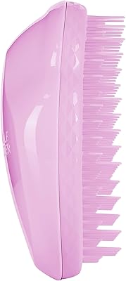 Tangle Teezer The Fine and Fragile Detangling Brush, Dry and Wet Hair Brush Detangler for Color-Treated, Fine and Fragile Hair, Pink Dawn