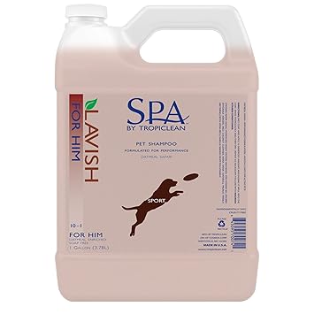 SPA by TropiClean For Him Pet Shampoo, 1 Gallon