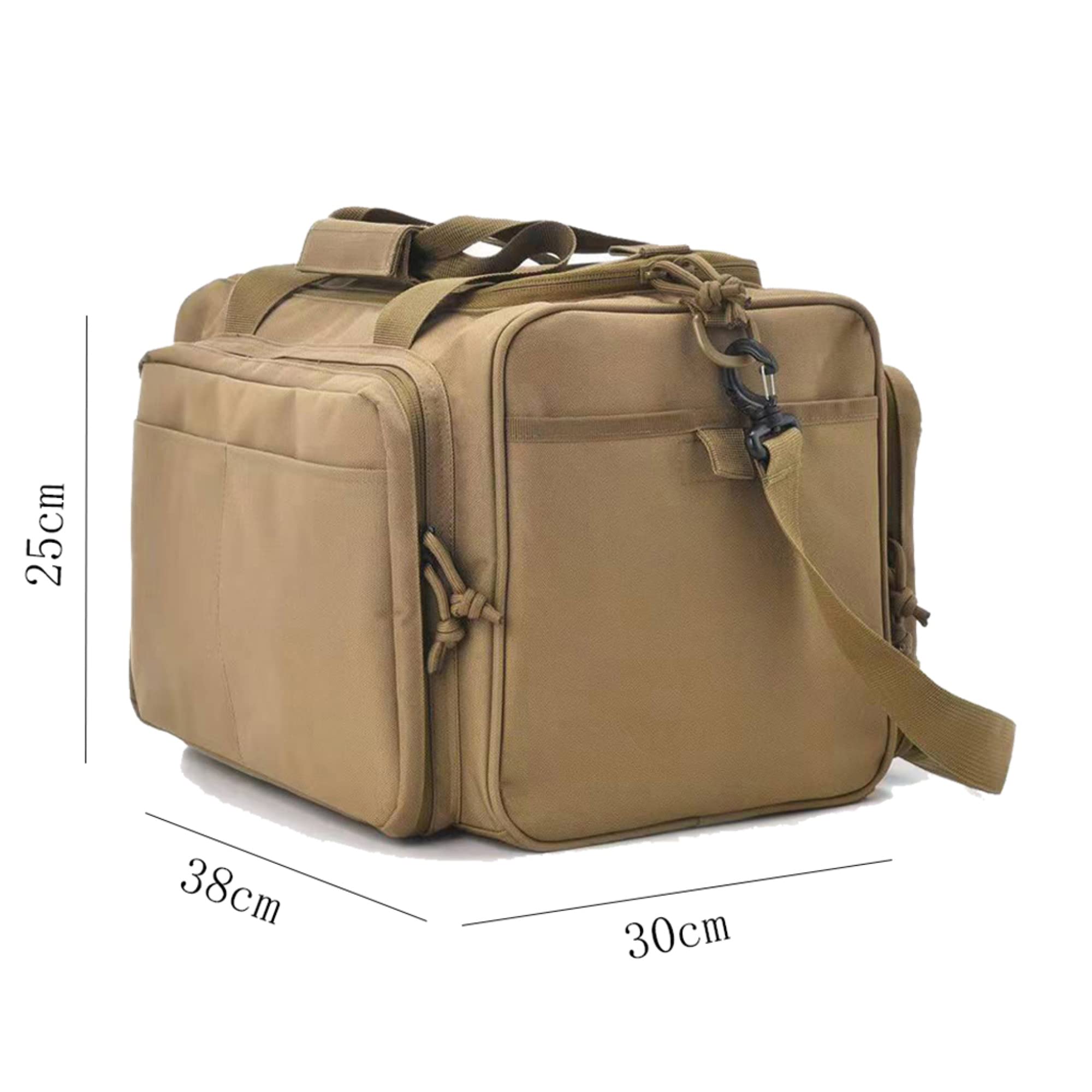 Bolsa de Rango de Pistola táctica Bolsa de Lona de Tiro con Pistola Bolsa de Accesorios de Equipo de munición para Revista de Pistolas para Deportes de Campo de Tiro de Caza