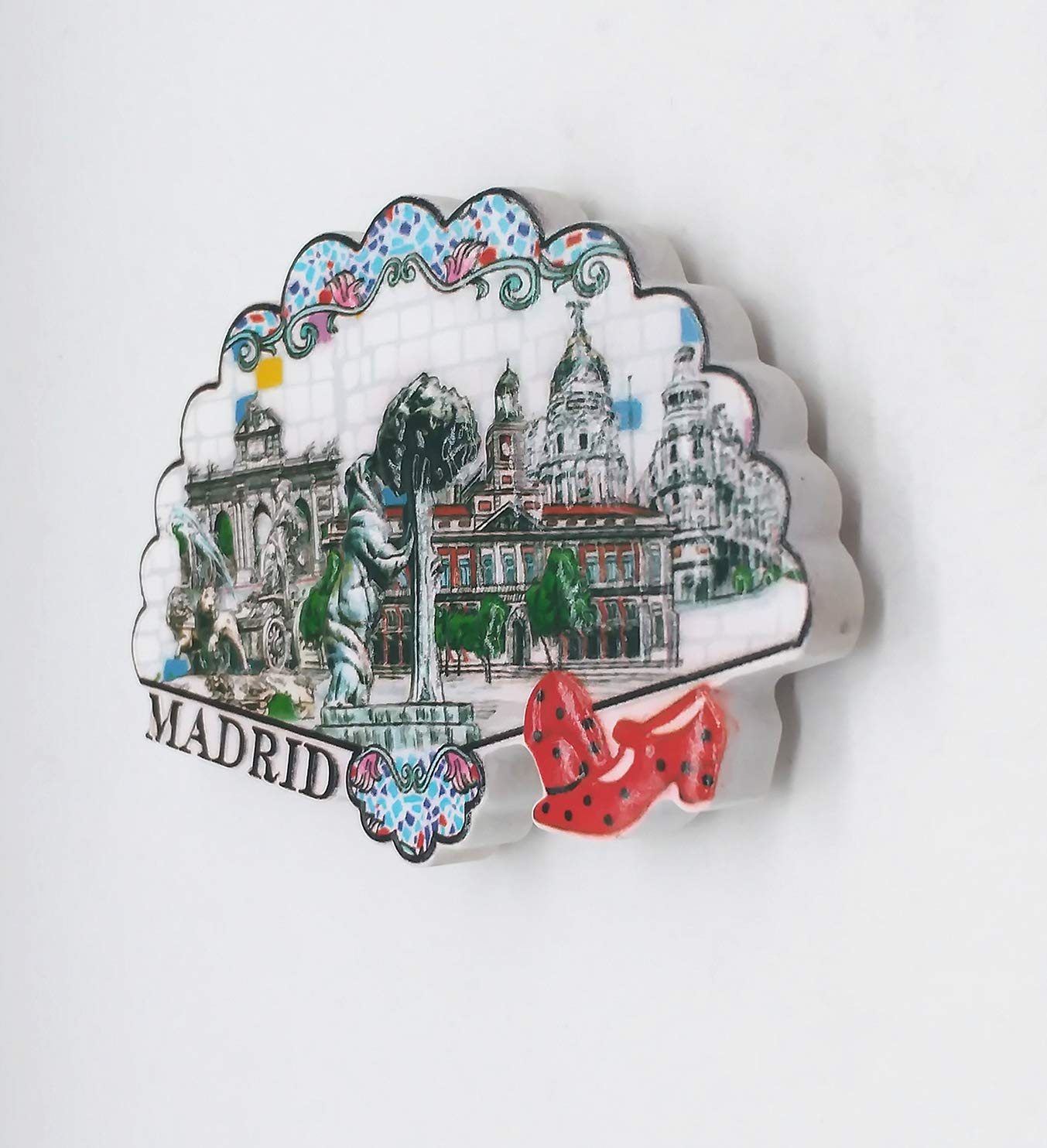 Imán De Nevera Madrid España Para Recuerdo De Viaje, Decoración 3D