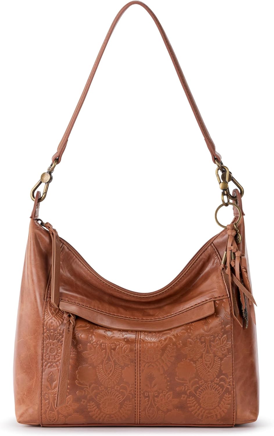 The Sak Alameda Hobo Bag - Premium Large Leather Women's Handbag for Everyday & Travel - Durable Purse With Zipper Pocket