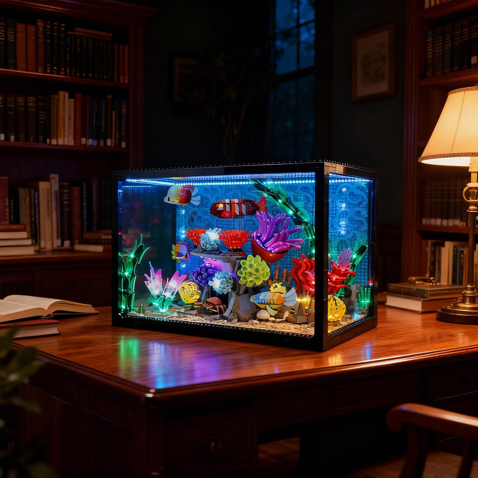 YEABRICKS LED Light for Lego-10366 ICONS Tropical Aquarium Building Blocks Model (Building Set NOT Included)