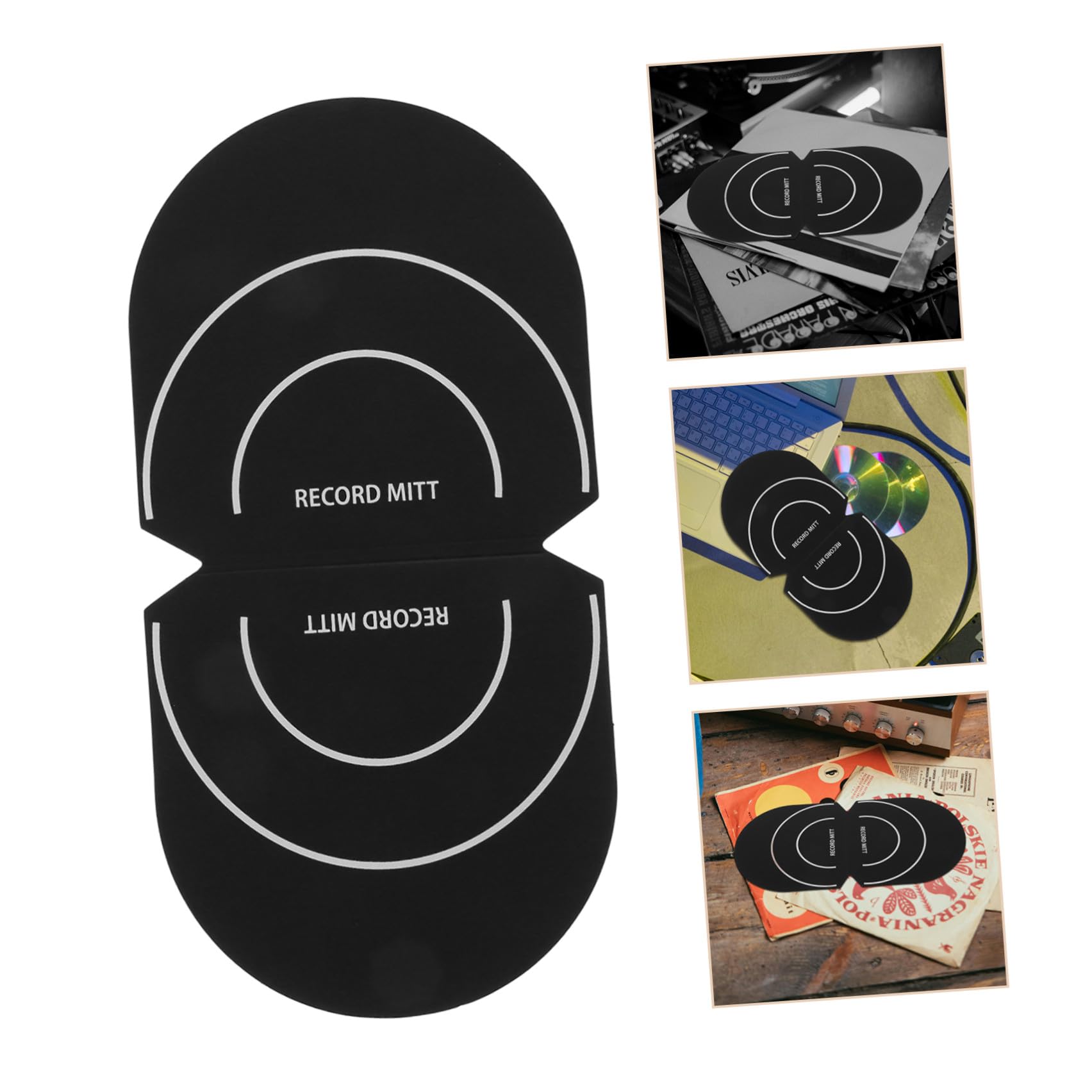 TOYANDONA 10pezzi Guanti Pulizia Vinile Antistatici Di Maniglie Protettive Per Dischi Vinile Accessori Per Collezionisti Di Protezione Da Impronte e Sudore