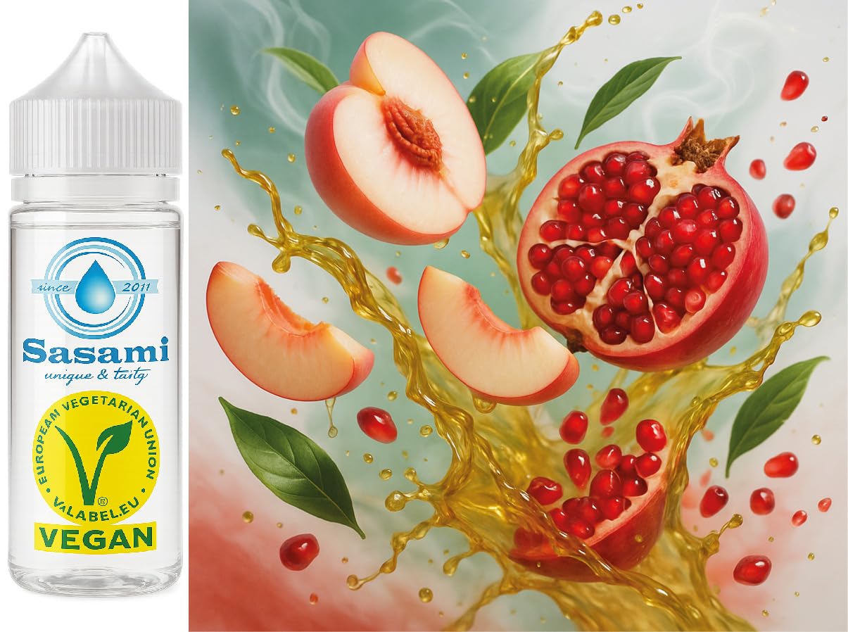 Zen Bishop – biała brzoskwinia, granat i zielona herbata aromat koncentrat – Wegański – Sasami – 100ml