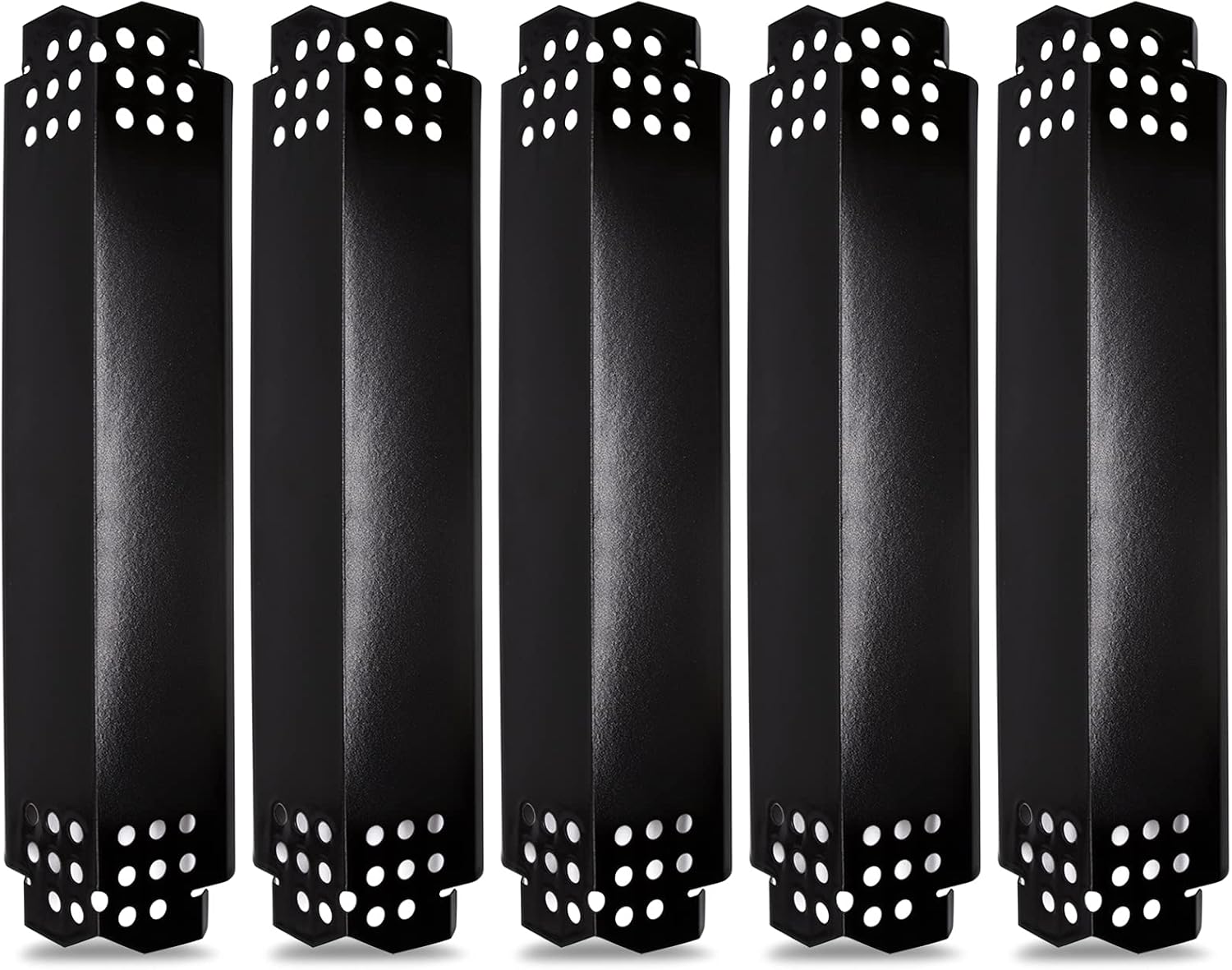 Criditpid Heat Plates Replacement Parts for Nexgrill 5 Burner 720-0888 720-0888N 720-0882A 720-0882S, 4 Burner 720-0830H Gas Grill, Burner Cover Flame Tamer Heat Shield for Home Depot Nexgrill Parts
